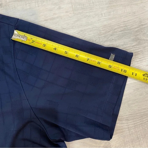 Nike Fit Dry Tiger Woods Size XL Navy Blue Golf Polo - Picture 11 of 14